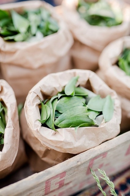 rustic summer wedding in a field