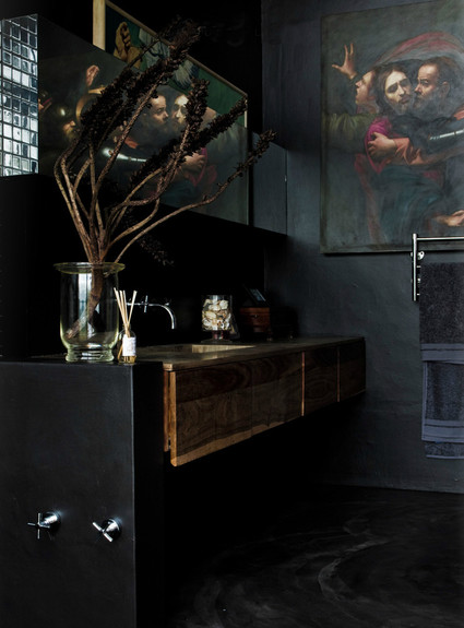 Moody bathroom