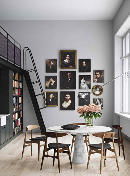 Sophisticated dining room