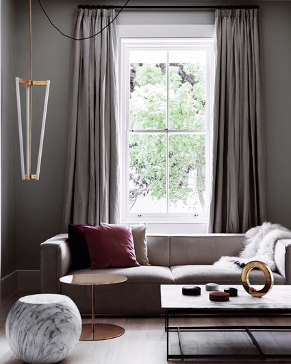 Moody living room