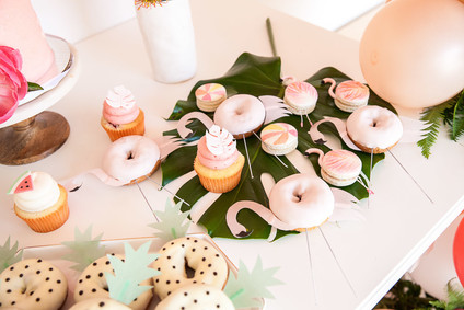 Tropical flamingo girl's birthday party by The Shift Creative