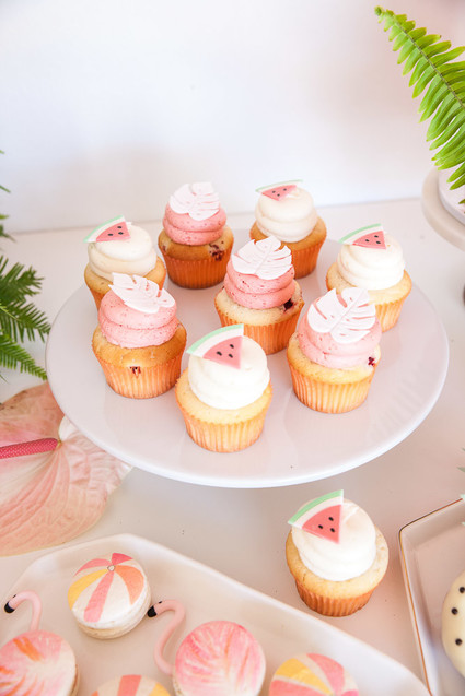 watermelon cupcakes