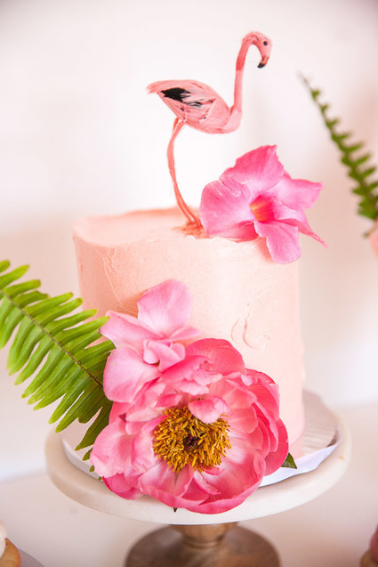 flamingo cake