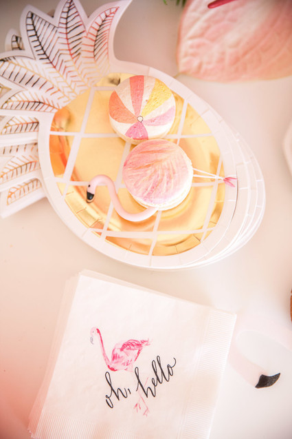 Tropical flamingo girl's birthday party by The Shift Creative