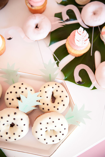 Tropical flamingo girl's birthday party by The Shift Creative