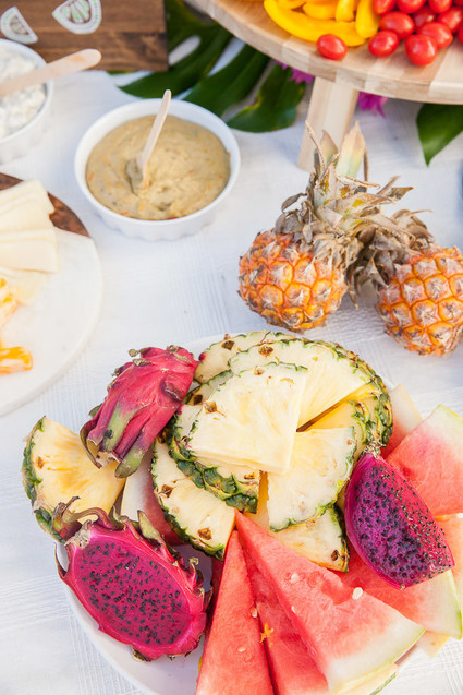 Tropical flamingo girl's birthday party by The Shift Creative