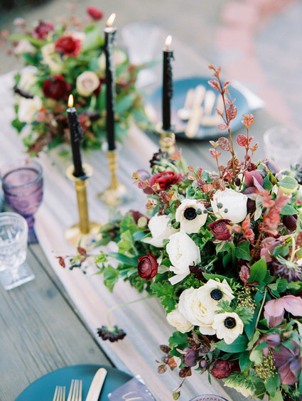 elegant fall wedding table