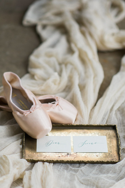 ballet inspired wedding details