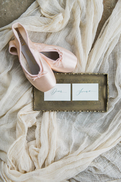 ballet inspired wedding details