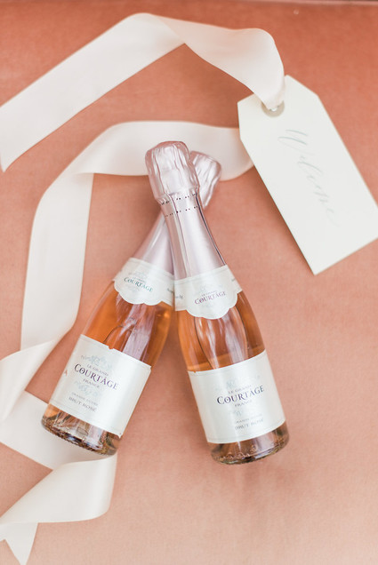 sparkling rose favors