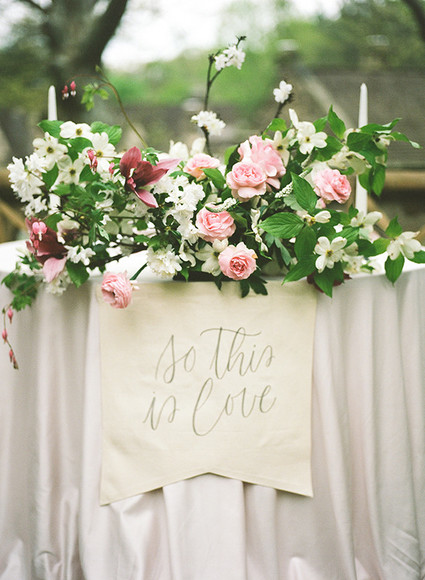 Modern fairytale wedding inspiration