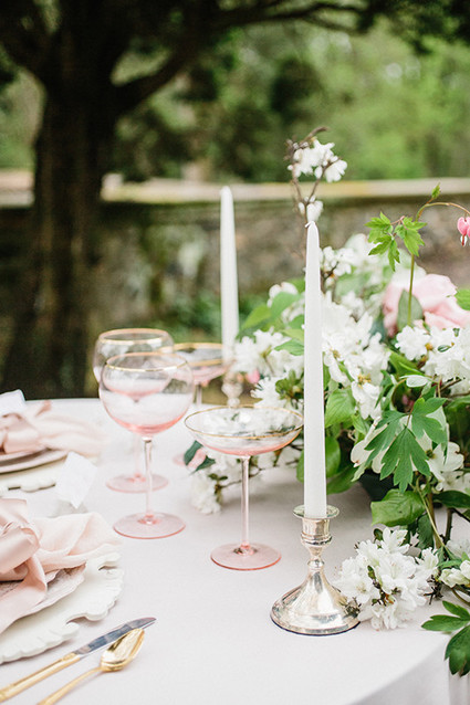 Modern fairytale wedding inspiration