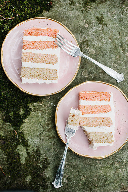 blush layer cake
