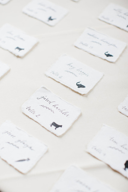 simple escort cards Inspiration
