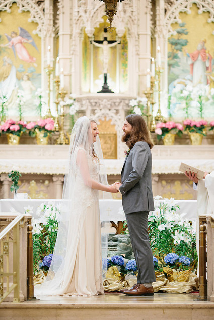 formal church wedding