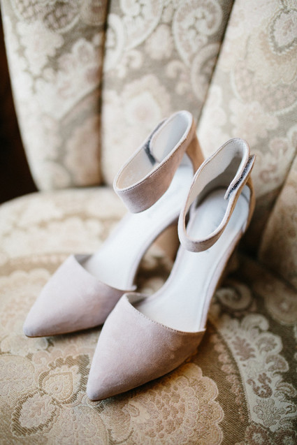 pink suede wedding shoes