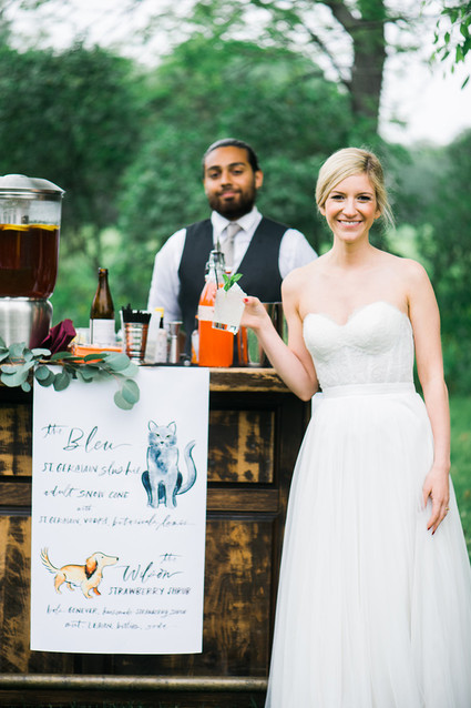 East Coast summer foodie wedding