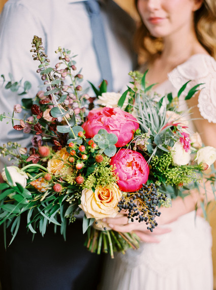 peony wedding bouquet