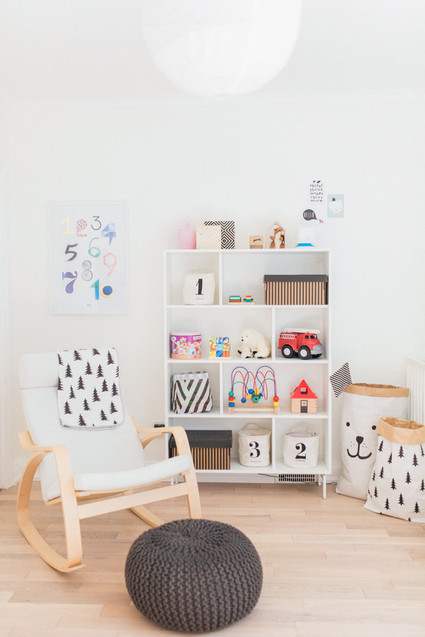 modern pastel shared kids room Inspiration