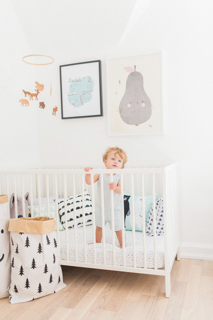 modern pastel shared kids room