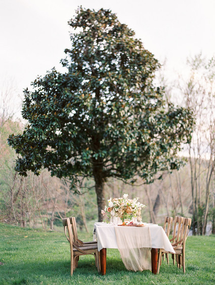 romantic outdoor tablescape Inspiration
