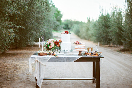 Olive grove wedding inspiration