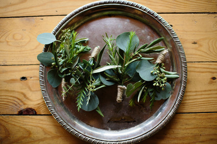 rustic boutonnieres