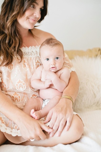 mama and baby portrait