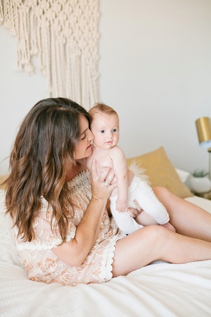 mama and baby portrait