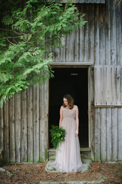 Rustic woodsy engagement photos