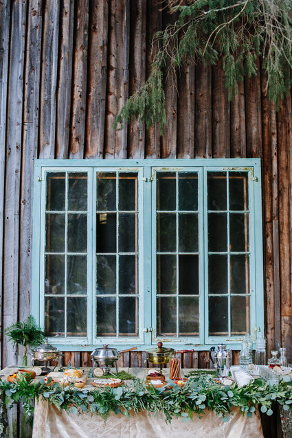 Rustic woodsy engagement photos