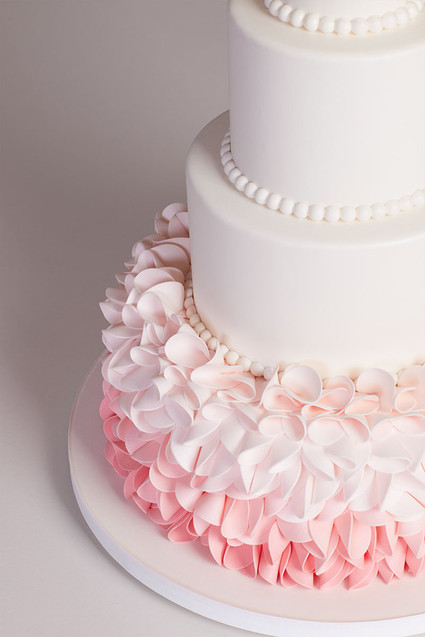Modern wedding cake