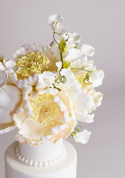 Floral cake topper