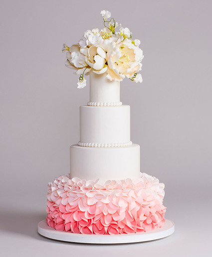 Modern wedding cake