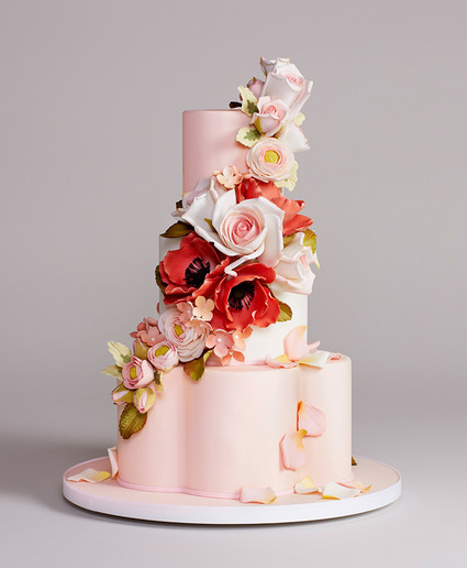 Modern wedding cake