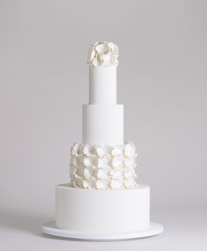 Modern wedding cake