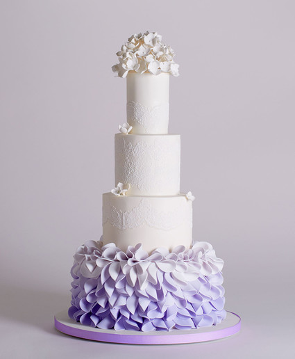 Modern wedding cake