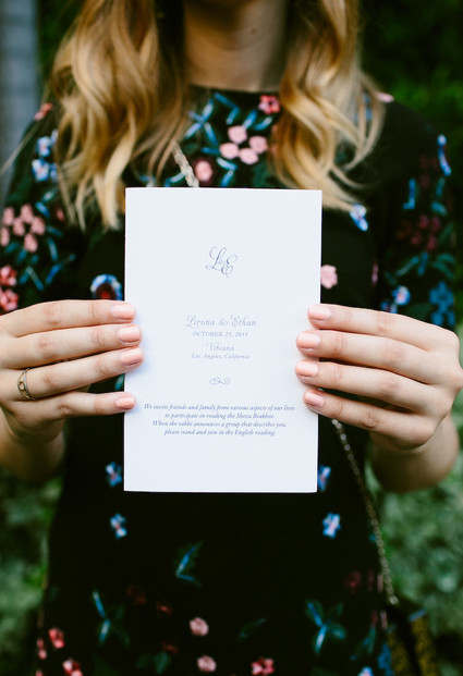 Wedding invitation