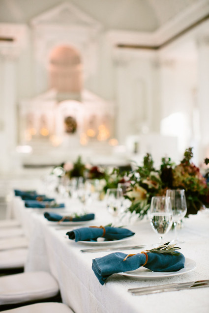 Fall wedding tablescape