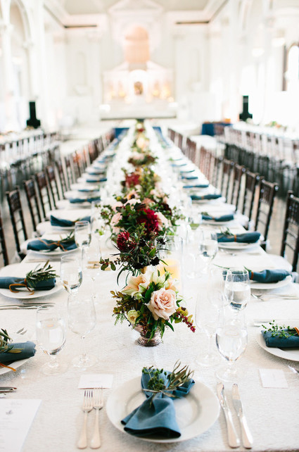 Fall wedding tablescape