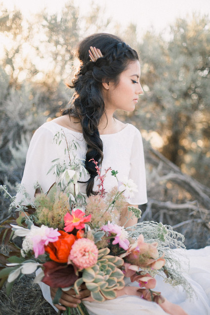 Bohemian wedding dress