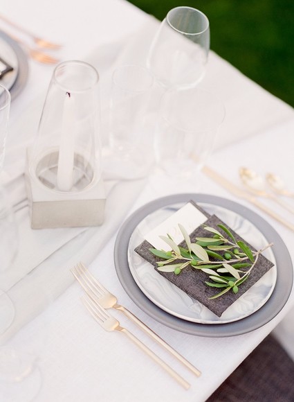 Olive leave decor
