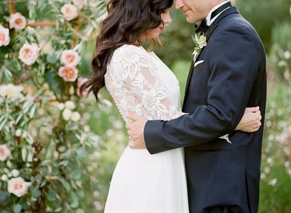 Garden wedding ceremony