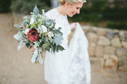 Rustic bridal bouquet