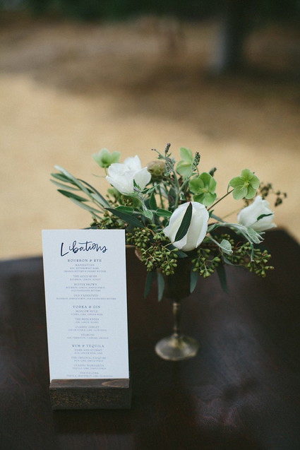 Wedding cocktail signs