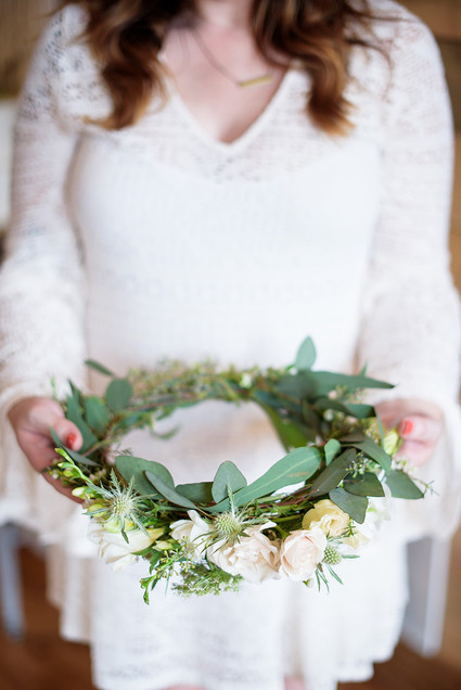 flower crown for baby shower