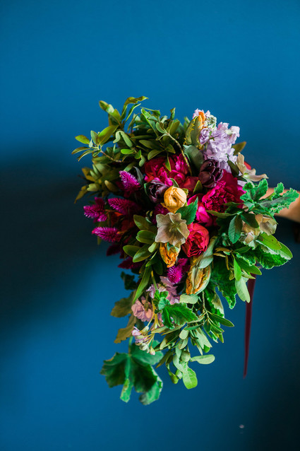 Jewel tone bouquet
