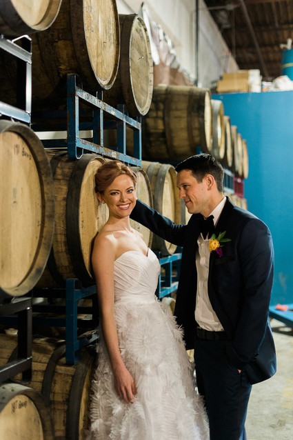 Wedding at a brewery