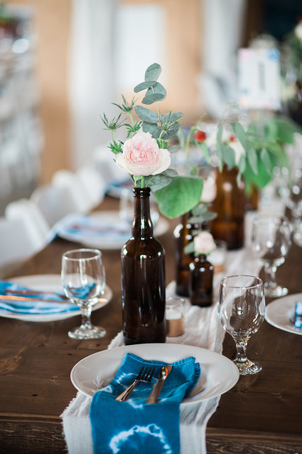 Indigo napkins
