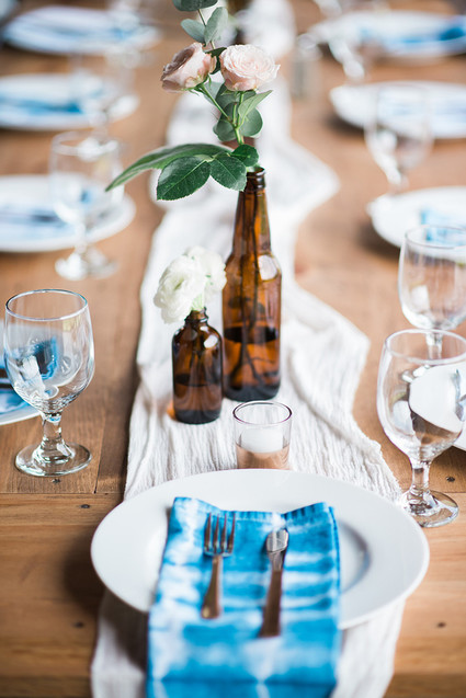 Indigo napkins